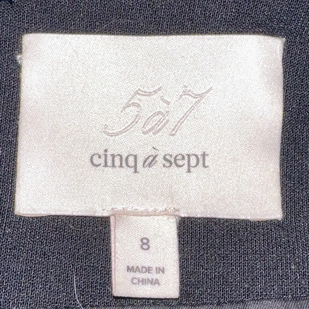 Cinq A Sept Harlyn Black Midi Dress - Picture 7 of 7